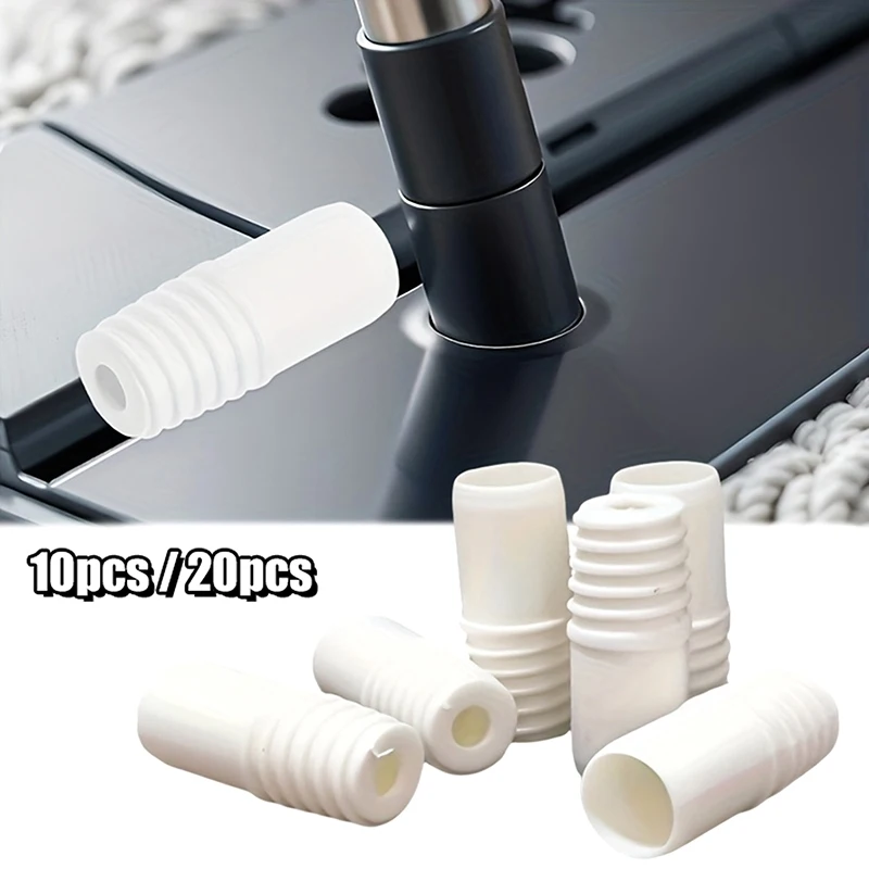 【New】10/20Pcs Mop Handle Attachments For Mop  Poles Caliber 22 Threaded Connection Connector  Handle Mop Accessories