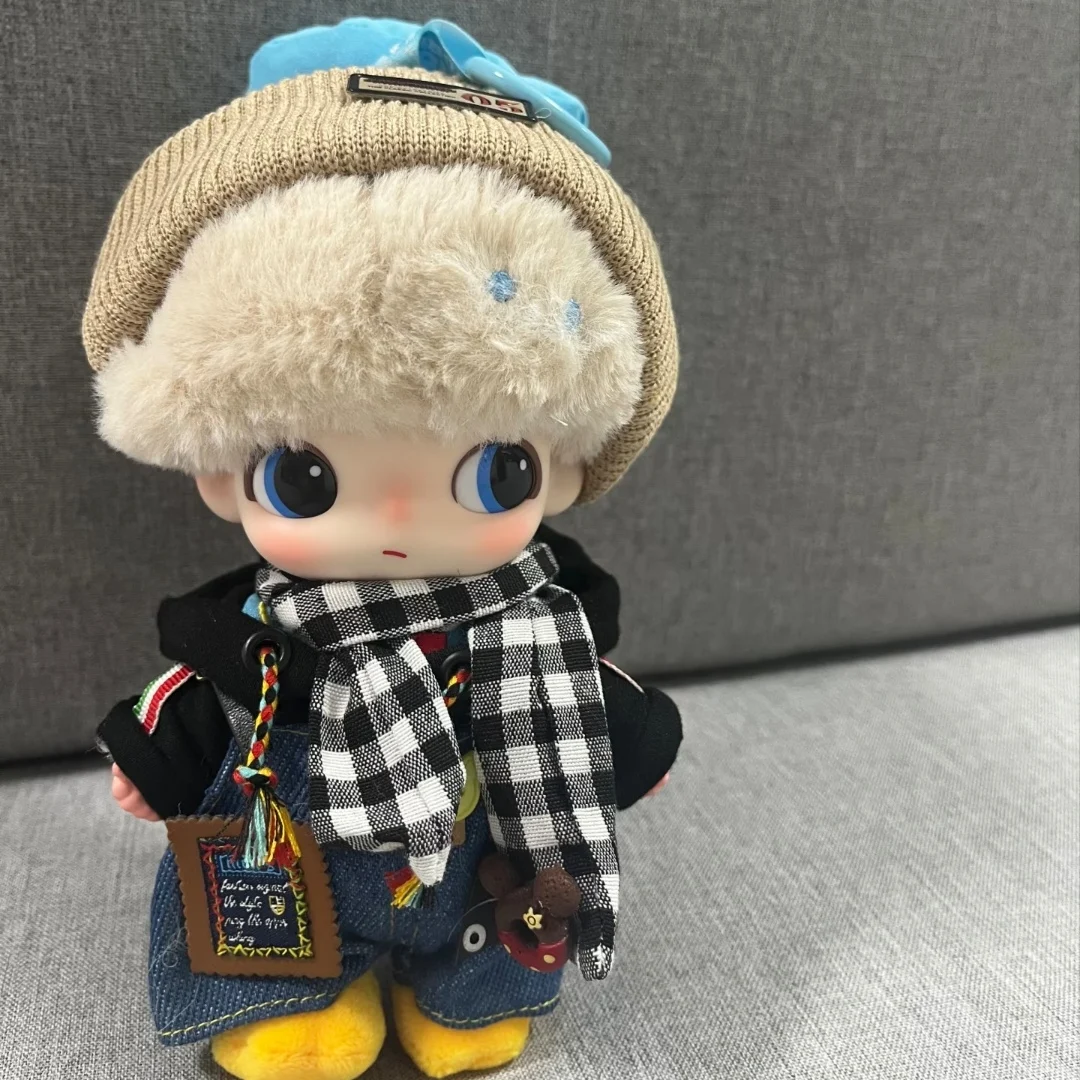 17 cm Nette Mini Plüsch Puppe Kleidung Outfit Zubehör Für Korea Kpop Exo Labubu Idol Puppen Rock Hut Kleidung DIY kinder Geschenk