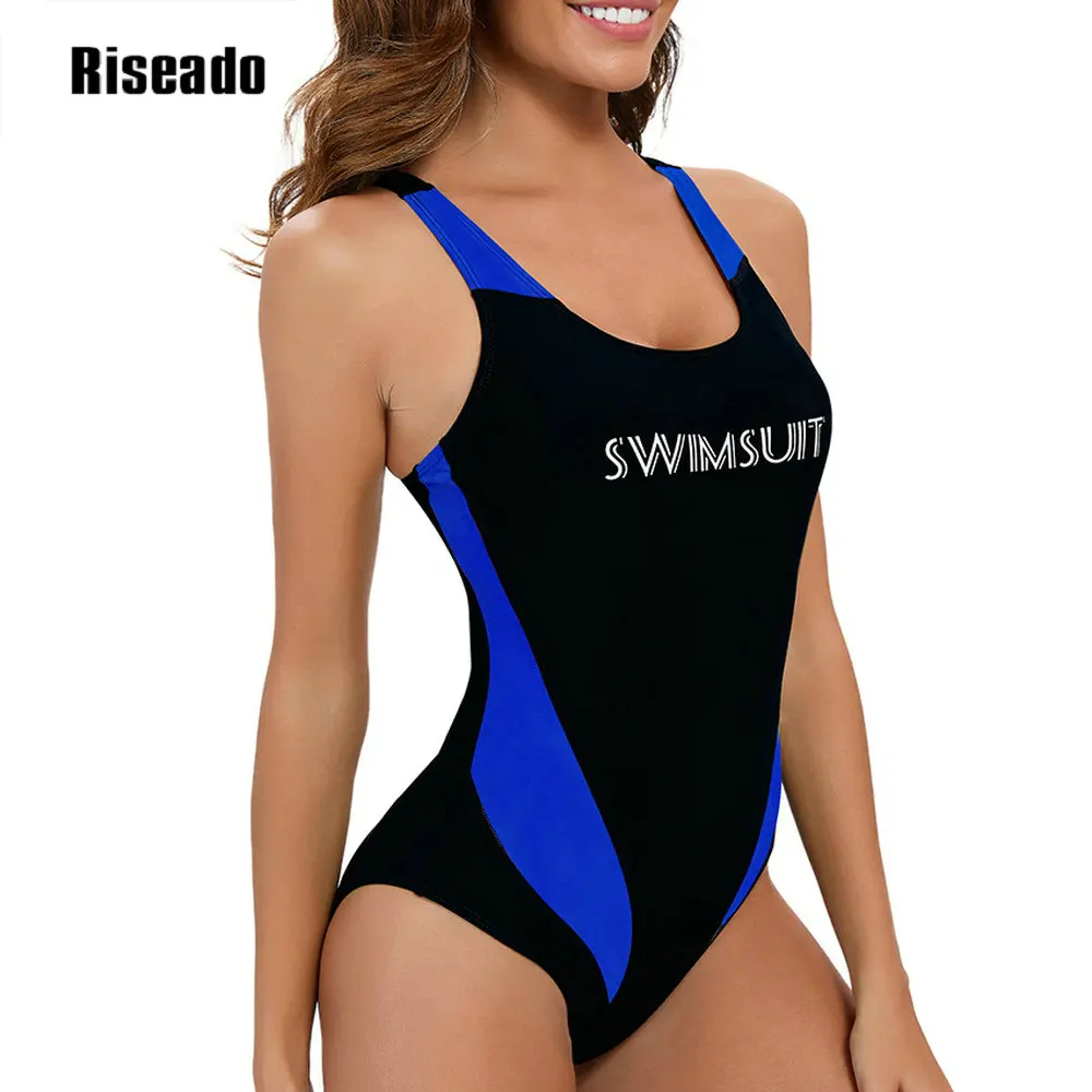 Costume da bagno da donna 2024 Costume da bagno intero senza maniche Donna Nuoto Monokini Costumi da bagno sportivi per l\'allenamento