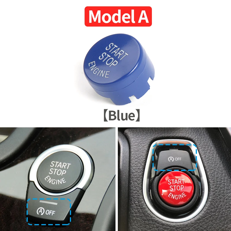 Car Start Stop Engine Switch Off Button Cover For BMW 1 2 3 4 5 6 7 Series F20 F22 F30 F34 F10 F11 F01 F02 F31 F36 F80 F07 F12