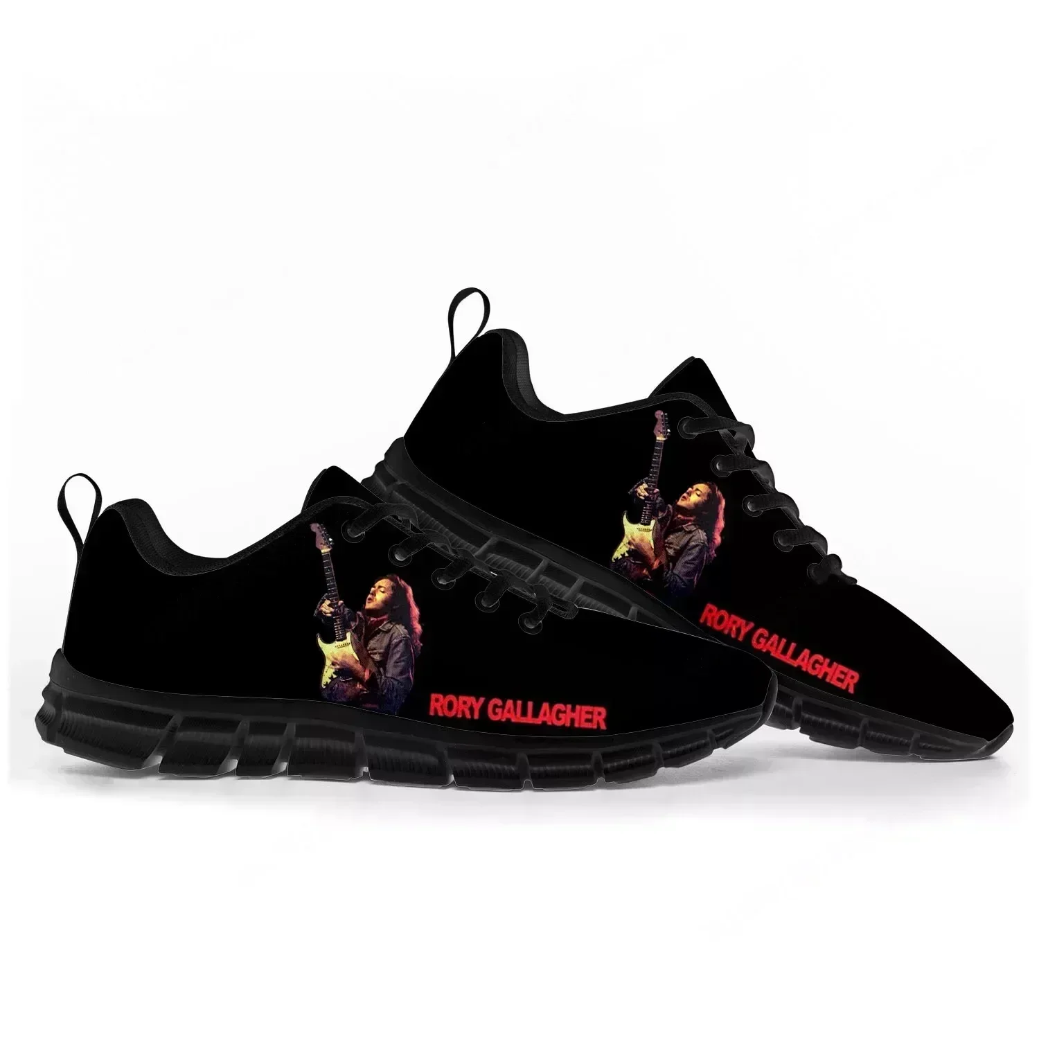 Rory Gallagher Music Pop Sports Shoes Mens Womens  Sneakers Casual Custom Couple Shoes Black