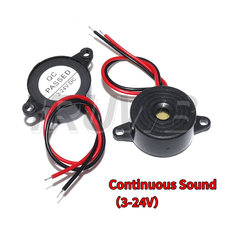 SFM-20B DC 3-24V High Decibel Buzzer Continuous Sound Buzzer 2312 Active Piezo Buzzers, for Arduino Car