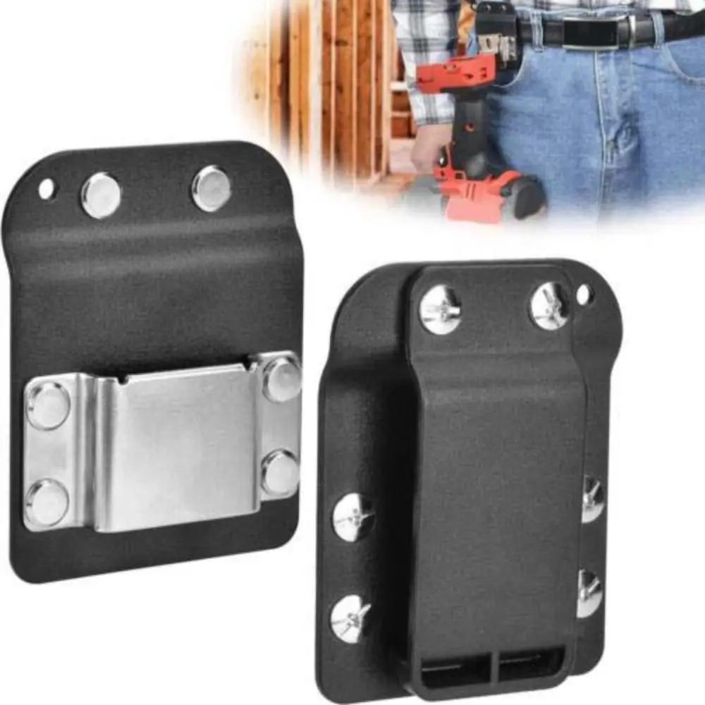 Ganci per morsetto per cintura da trapano compatti di alta qualità Supporto per nastro di misurazione leggero Clip per cintura per trapano elettrico resistente all'usura durevole
