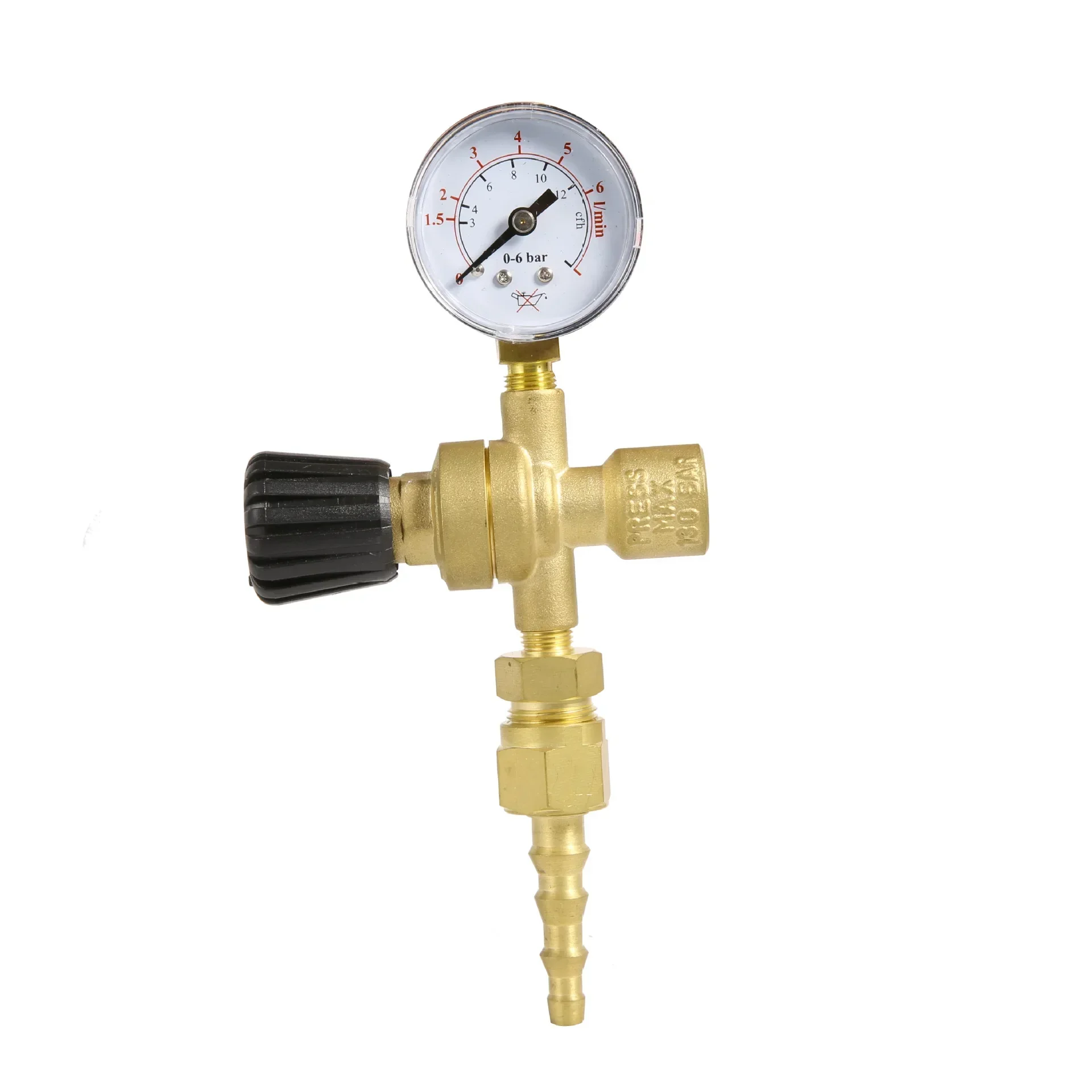 Gauge Instrument 36v220V Two Welding Pressure Reducing Valve M10 * 1 Mini Argon Carbon Dioxide Pressure Reducer Pressure