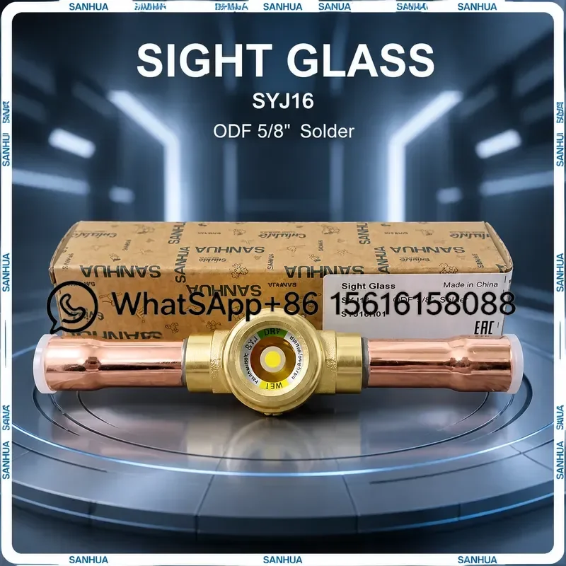 Original SANHUA SYJ6H01 SYJ10 SYJ12 SYJ16 SYJ19 SYJ22 Refrigeration Electronic Expansion Valve Sensor Three Flower Vision