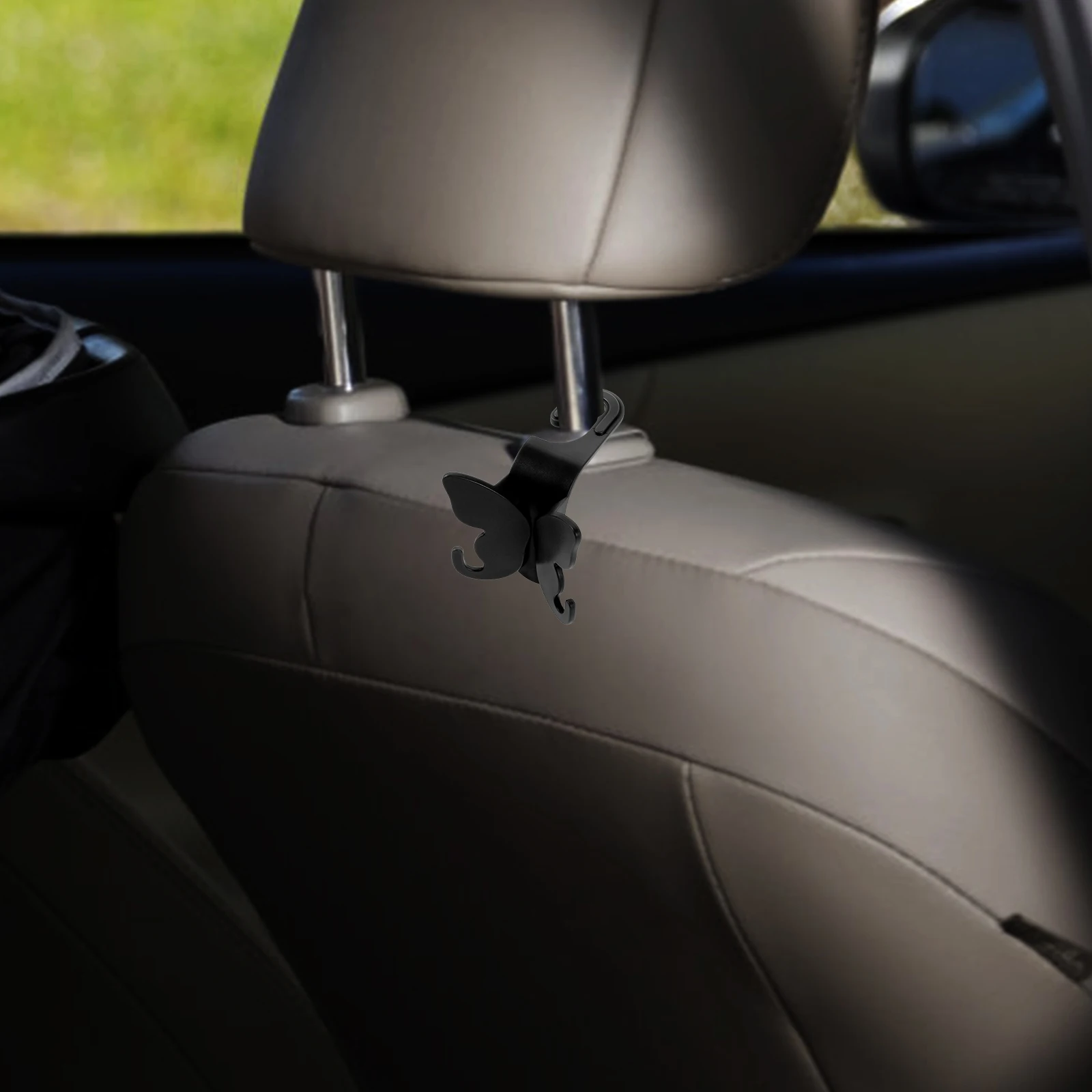 

2 Pcs Car Seat Hook Back Headrest up Hanger Abs Specific Backseat Hanging Hooks