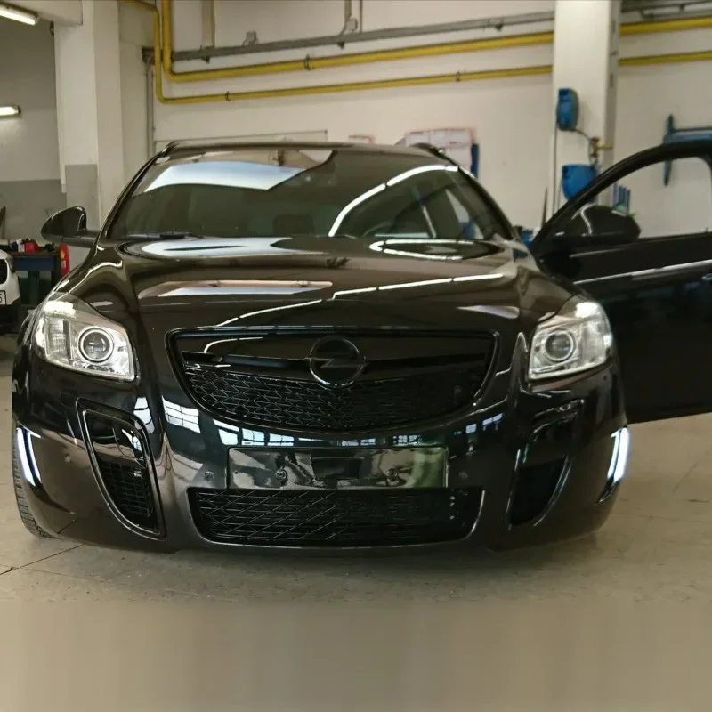 LED DRL Daylights For Opel 2010 - 2015 Insignia GS LED Yellow Turn Signal Daytime Running Headlights