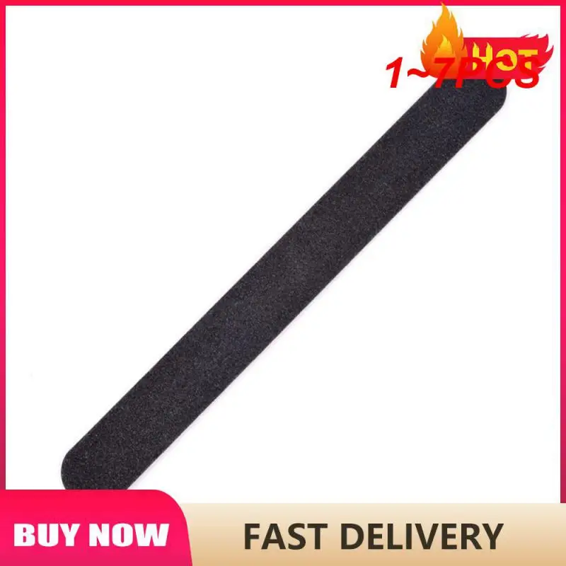 1~7PCS Black Nail File Buffer Shiner Finger Toe Manicure Pedicure Polishing Sanding Nail Grinding Strip Portable Durable Women