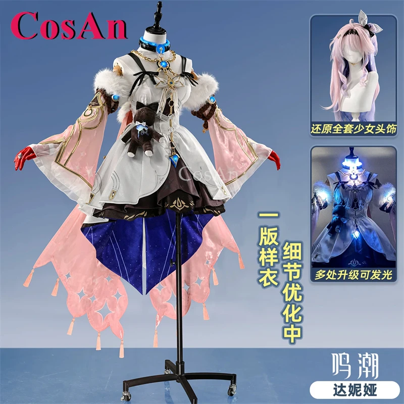 

CosAn Game Wuthering Waves Denia Cosplay Costumes Sweet Lovely Uniform Dress Women Activity Party Role Play Clothing S-XXL New