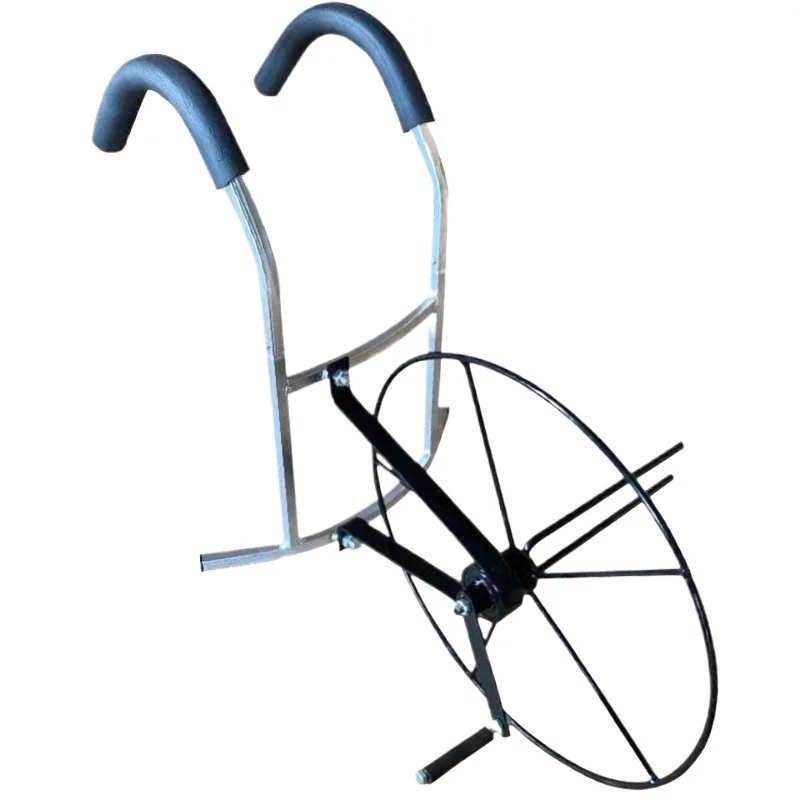 Pipe reel reel pipe machine agricultural hose retract rack water pipe rocker shoulder watering fire belt  machine