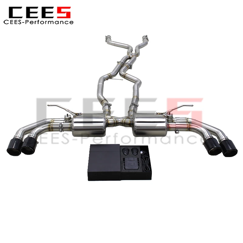 

Cees Valved Catback глушитель для PORSCHE Cayenne 958 V8 4,8 2010-2016 тюнинг активный звук X Pipe SUS304 глушитель выхлопной системы