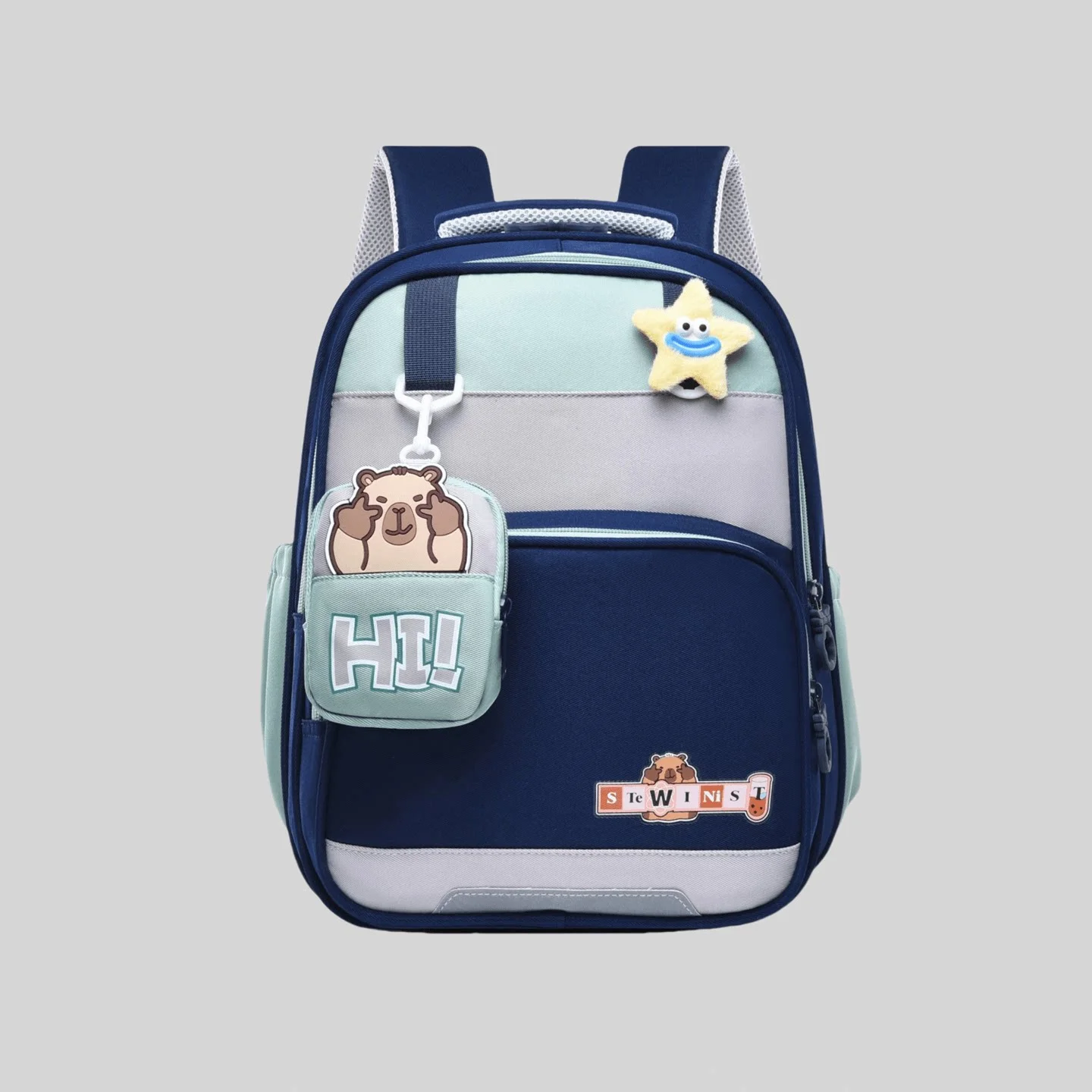 children's-backpack-school-travel-dual-shoulder-tourist-backpack-spine-protection-female-model-lightweight-high-aesthetic-value