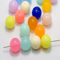 30 PCS Mixed Color Acrylic Smooth Ball Round Beads 16mm Jelly Tone fashion diy Accessories