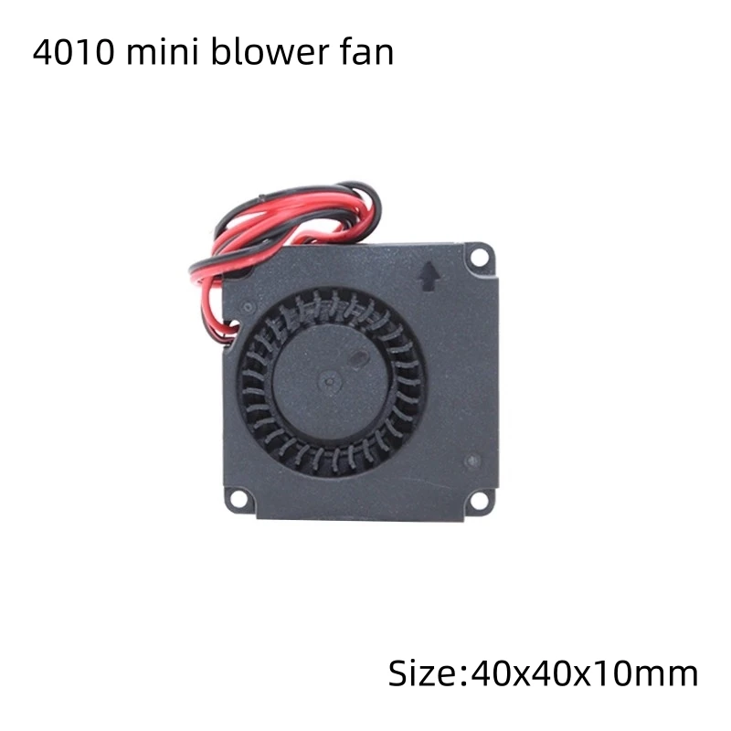 Ultra quiet 4010 4cm blower fan 5V/12V/24V 3D printer turbine micro cooling fan