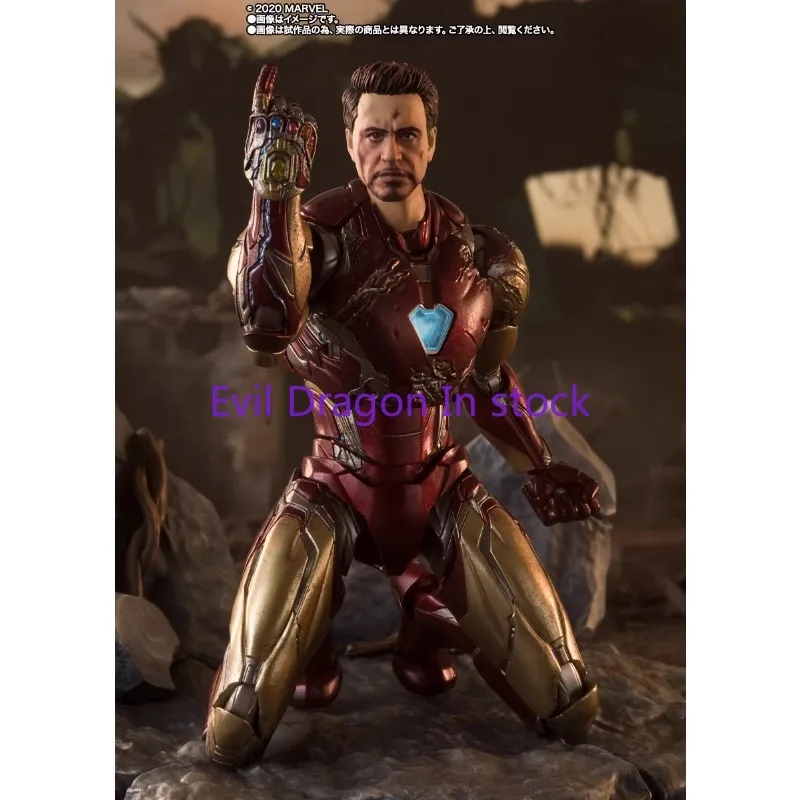 In Stock BANDAI S.H.Figuarts Original Marvel Avengers Endgame Iron Man Tony Stark Mark 85 I Am Iron Man Edition Action Figure