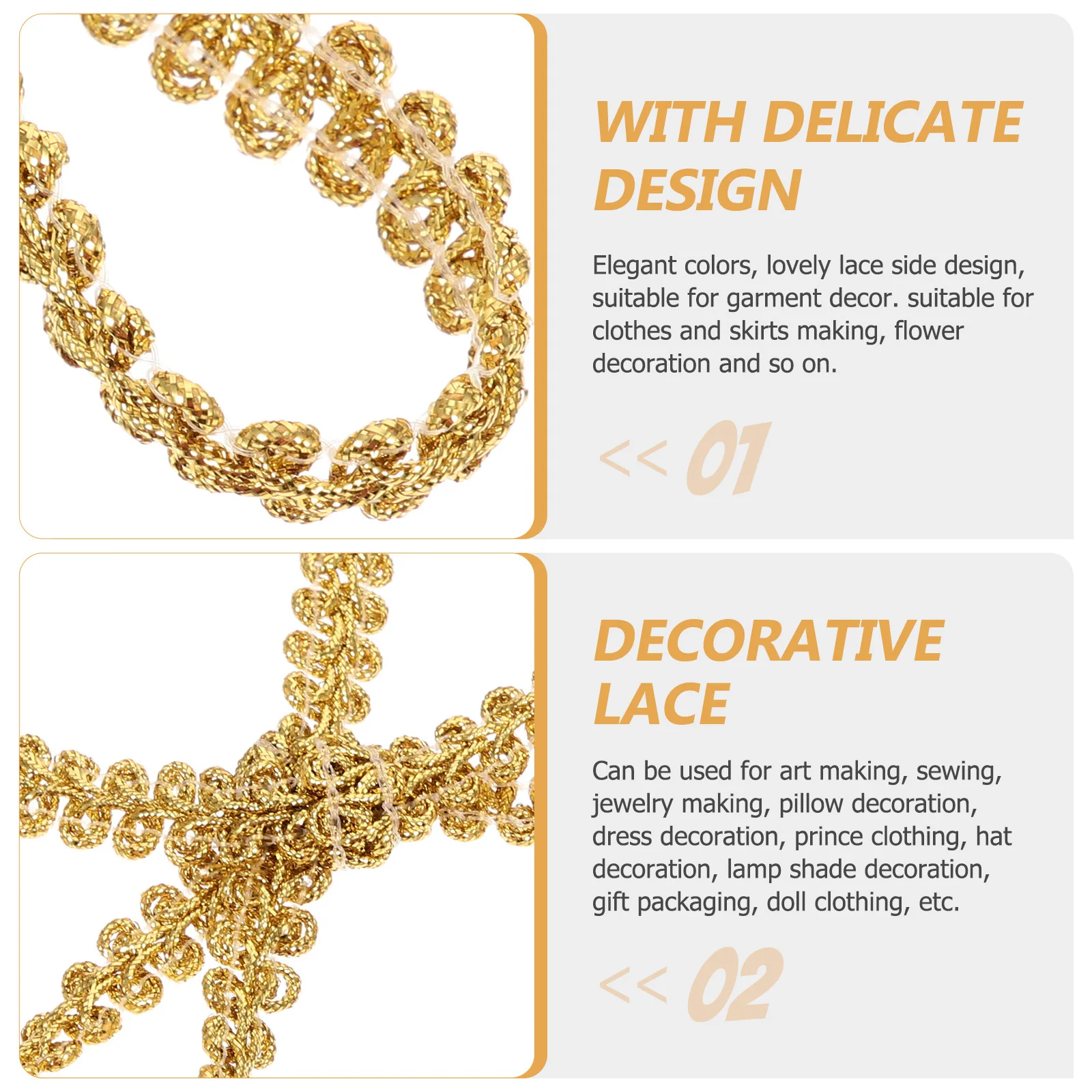 

1 Roll Wavy Lace Trim Hollow Design For Dress Skirt Diy Sewing Decorative Craft Garment Curtain Jewelry Making Handmade Supplies