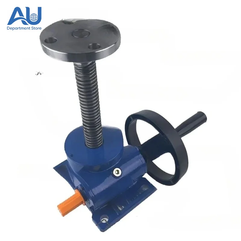 Hand-Cranked Manual Lifting Platform Small Electric Four Linkage Screws Compact Elevating System for Light Weight Applicatio
