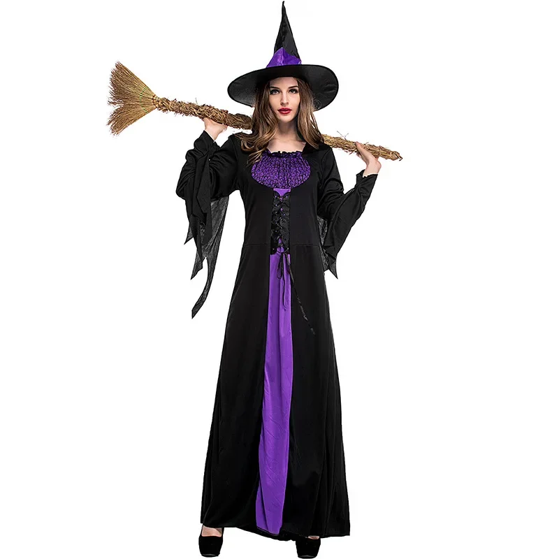 

Halloween Cosplay Witch Adult Female Carnival Performance Costume