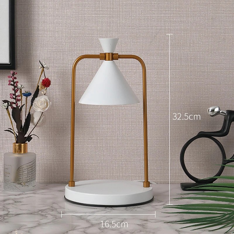 Retro aromatherapy candle melting wax lamp timing romantic melting candle light luxury adjustable light bedroom diffuser table