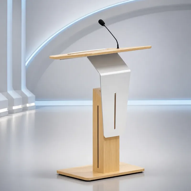 for Intelligent Lifting Podium Table Speech Desk Welcome Conference Room Training Consultation Small Lectern