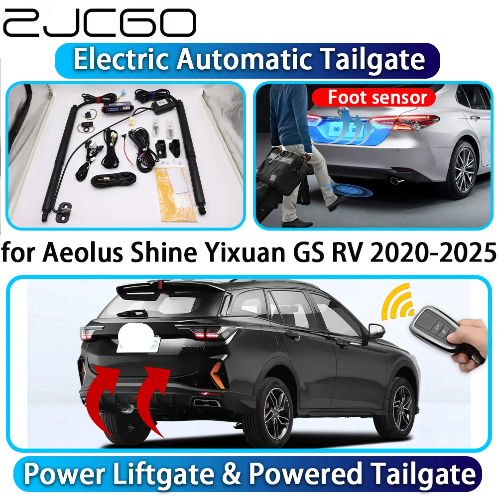 

ZJCGO for Aeolus Shine Yixuan GS RV 2020-2025 OEM Automatic Power Liftgate Powered Tailgate Intelligent System Trunk Lift Kit