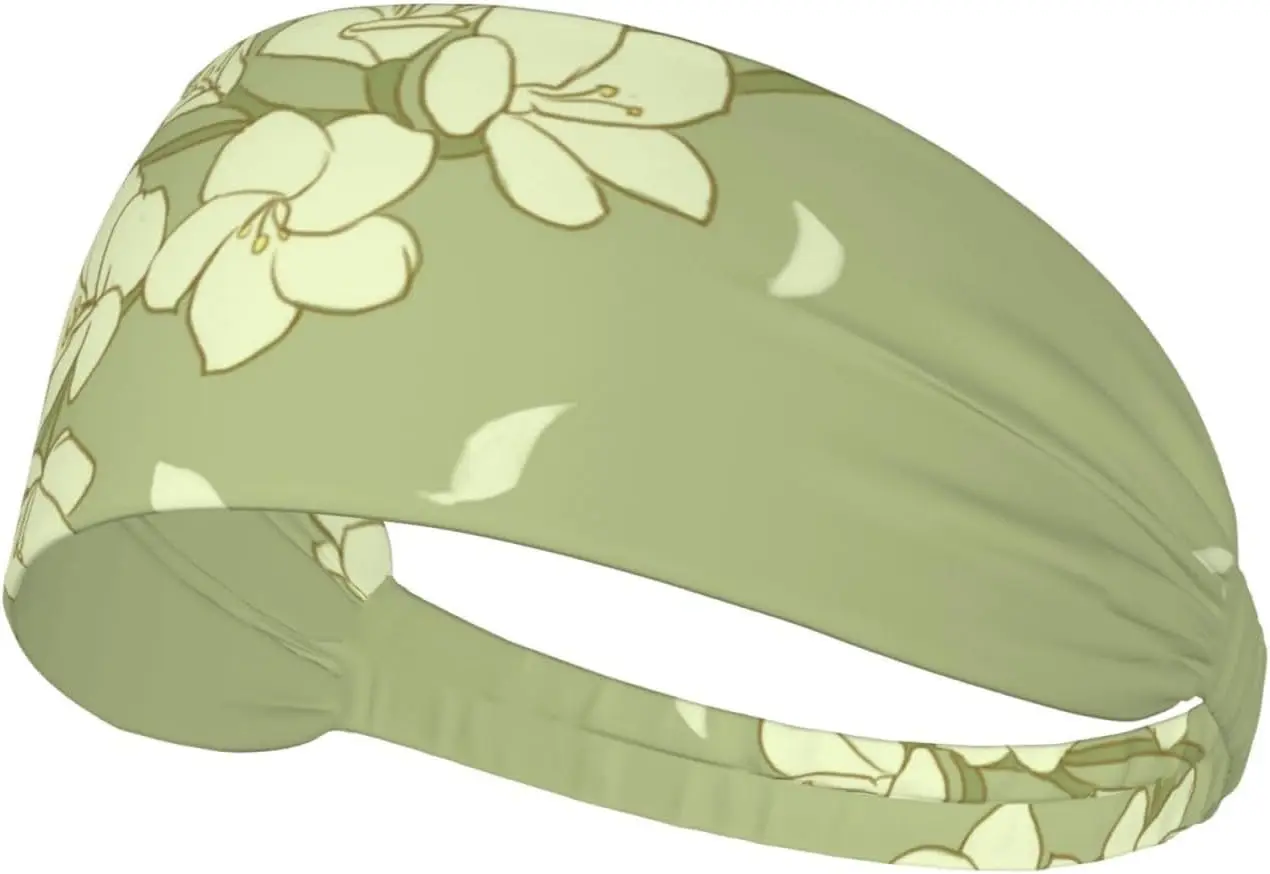 

Cartoon Begonia Elastic Exercise Headband, Fitness Exercise Yoga Cycling Headband, Outdoor Sports Elastic Sweat-Absorbing Headba