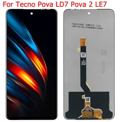 For Tecno Pova LD7 LD7J Pova 2 LE7 LCD Display Screen Touch Panel Digitizer Parts