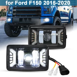 Car LED Fog Lights With DRL+Turn Light With Extension Cord for Ford F150 2015-2020