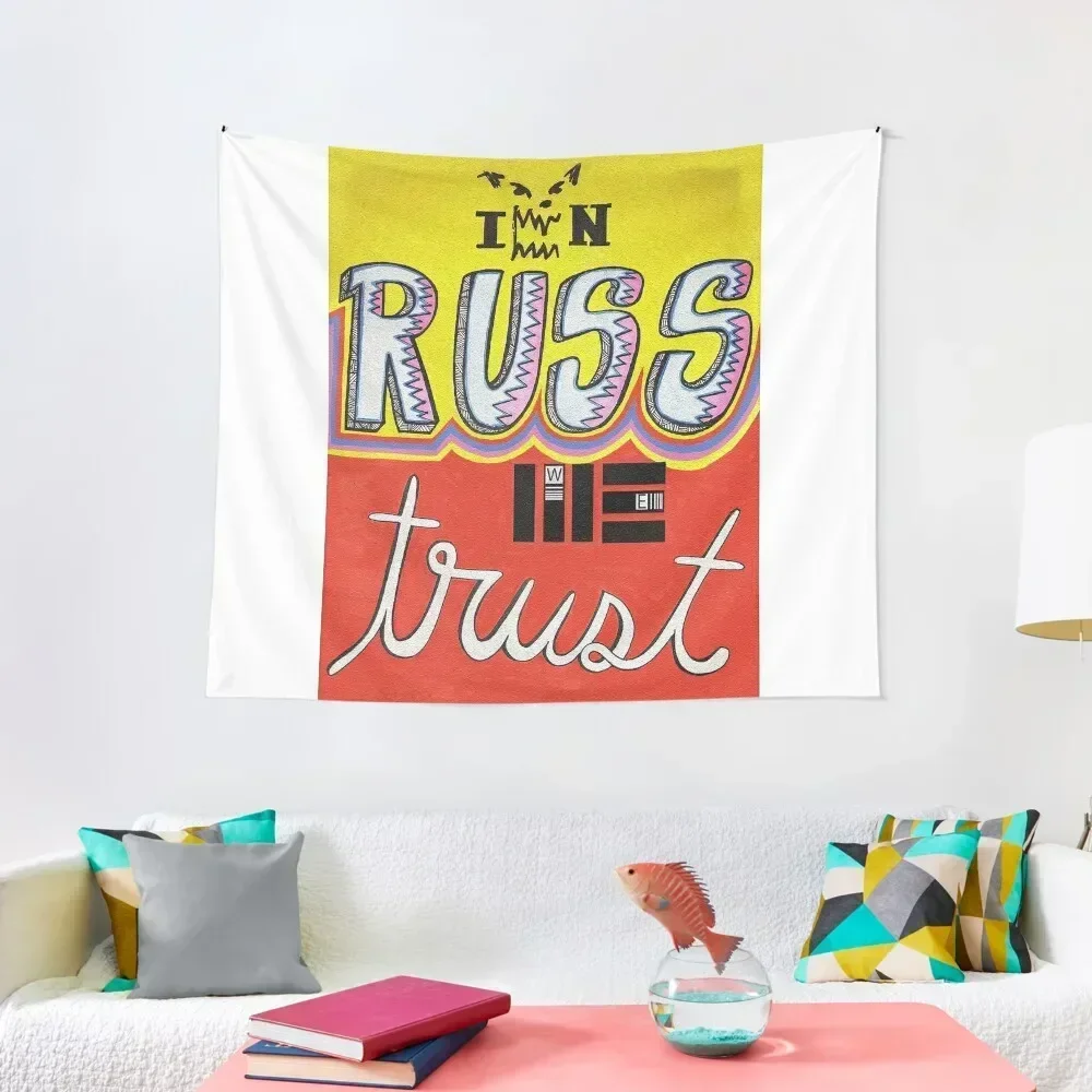

IN RUSS WE TRUST Tapestry Decoration Bedroom On The Wall Korean Room Decor Home And Comfort Decor Tapestry