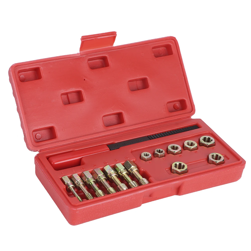 

15 шт./компл. ремонтный комплект для реставратора резьбы-7 метрических метчиков, инструмент для реставрации универсального автомобиля