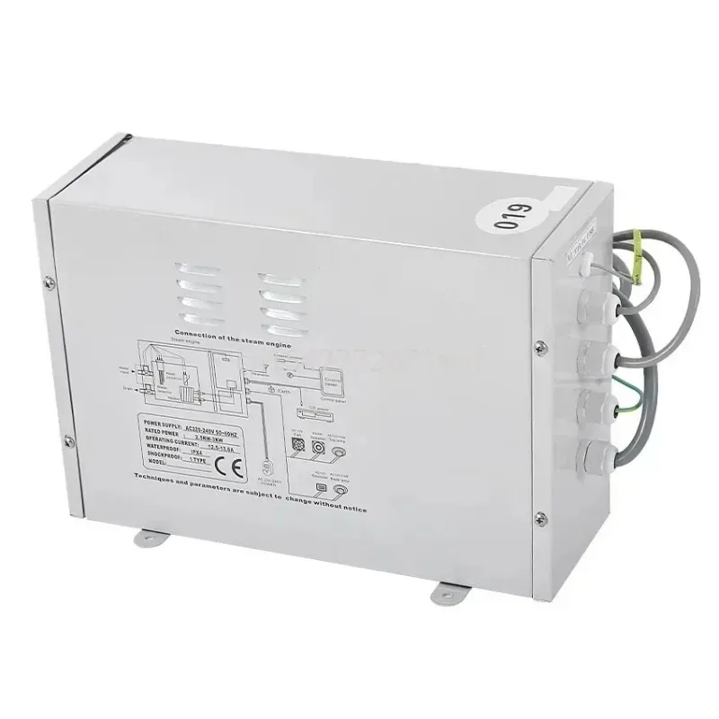 Household steam generator 3KW 220V, with remote control, sauna steam equipment