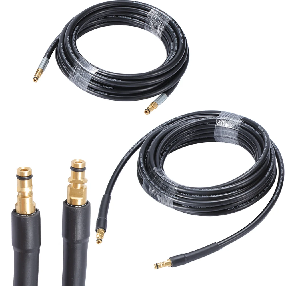 

1pc 5M/6M/10M/15M High Pressure Washer Replacement Hose With Quick Connector Extension Water Hose For Karcher K2-K 7 2.643-585.0