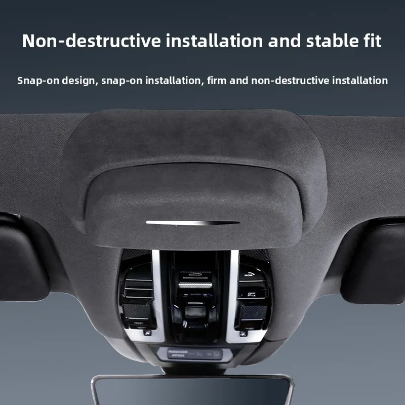 

Подходит для 18-24 Porsche Cayenne, чехол для автомобильных очков, зажим для хранения солнцезащитных очков на крыше, автомобильные принадлежности, аксессуары для модификации интерьера