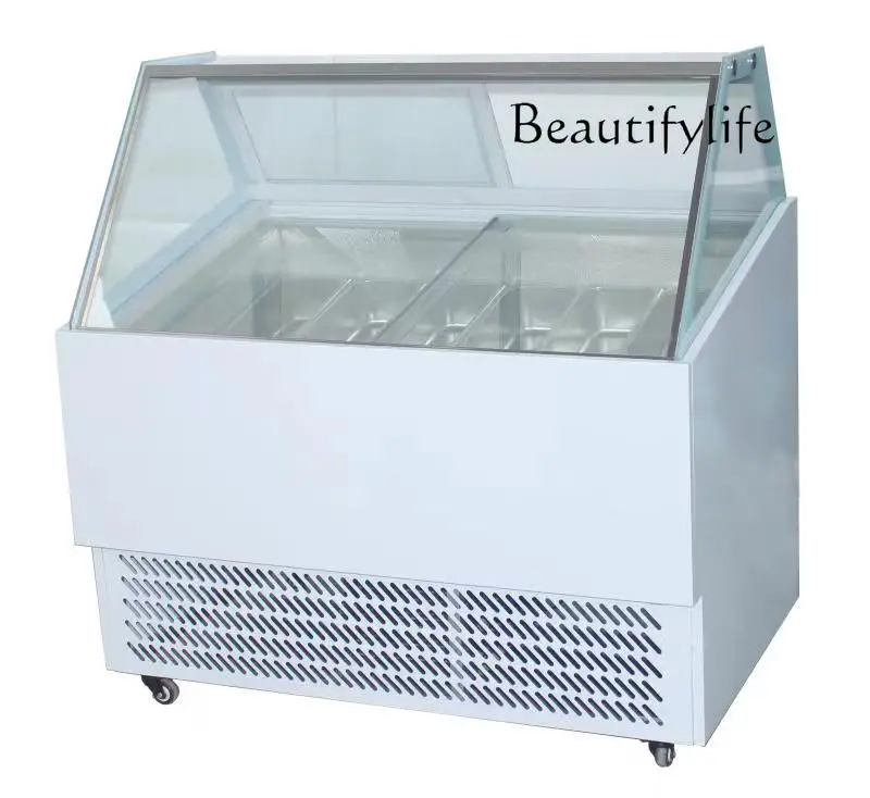 

Thick Cut Fried Yogurt Commercial Display Cabinet Hard Ice Cream Digging Ball Ice Cream Frozen Fresh Cabinet