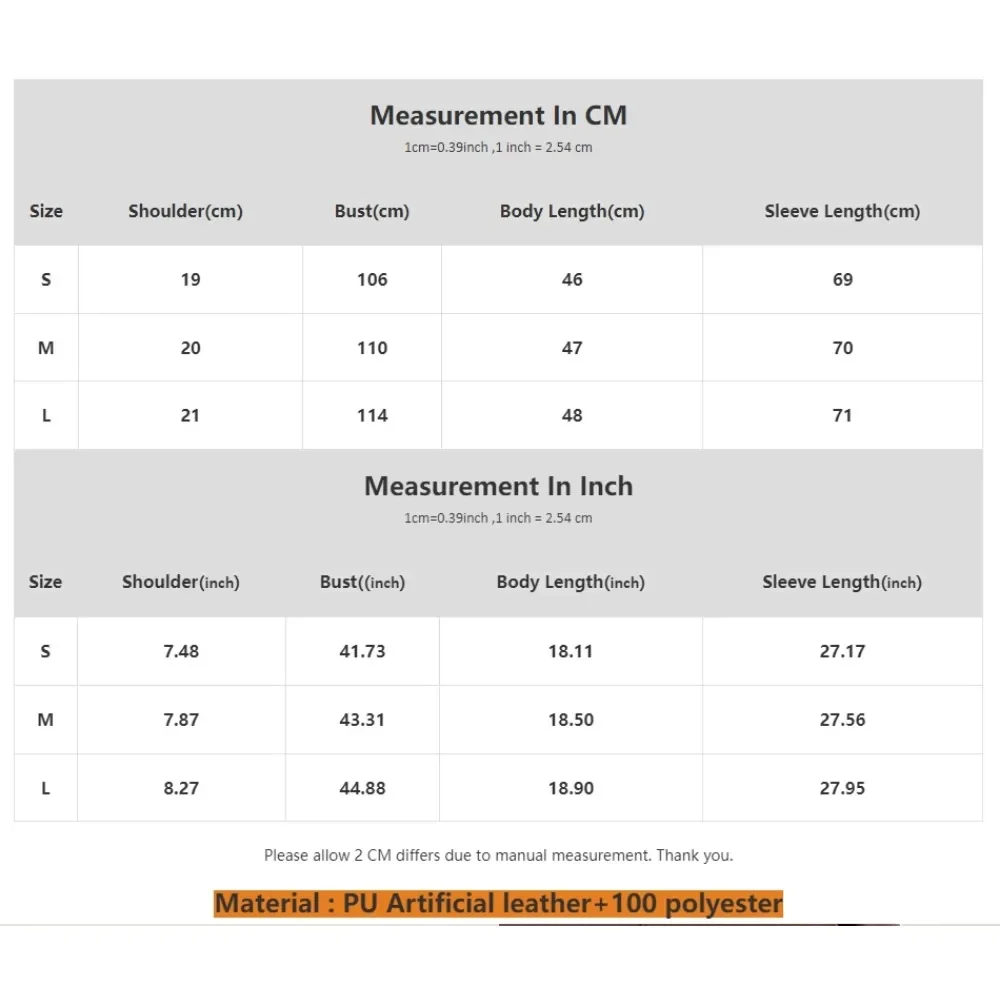 سترة من الجلد الصناعي موضة طية صدر السترة من جلد البولي يوريثان معطف قصير للنساء بأكمام طويلة وسحاب من البولي يوريثان ملابس خروج للسيدات صديقة للبيئة #6