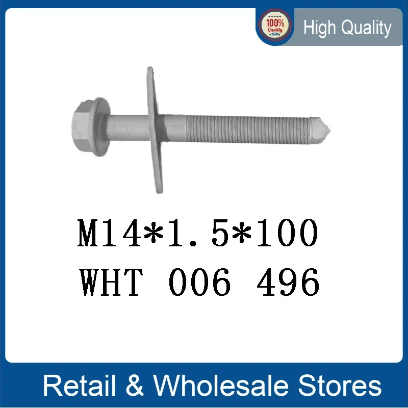 

M14X1.5X100 WHT006496 WHT 006 496 Болты с шестигранной головкой Винт с поворотным рычагом ДЛЯ Audi Q5 2018-2020 Q7 2016-2020 C8