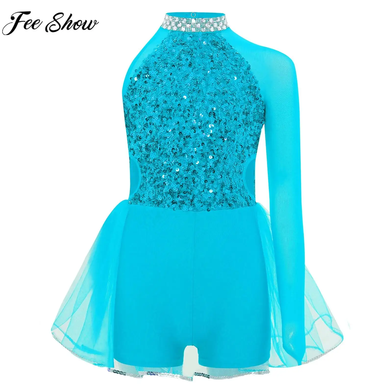 criancas-meninas-jazz-danca-macacao-um-ombro-brilhante-lantejoulas-recorte-tule-contornado-collant-patinacao-artistica-ginastica-ballet-bodysuit