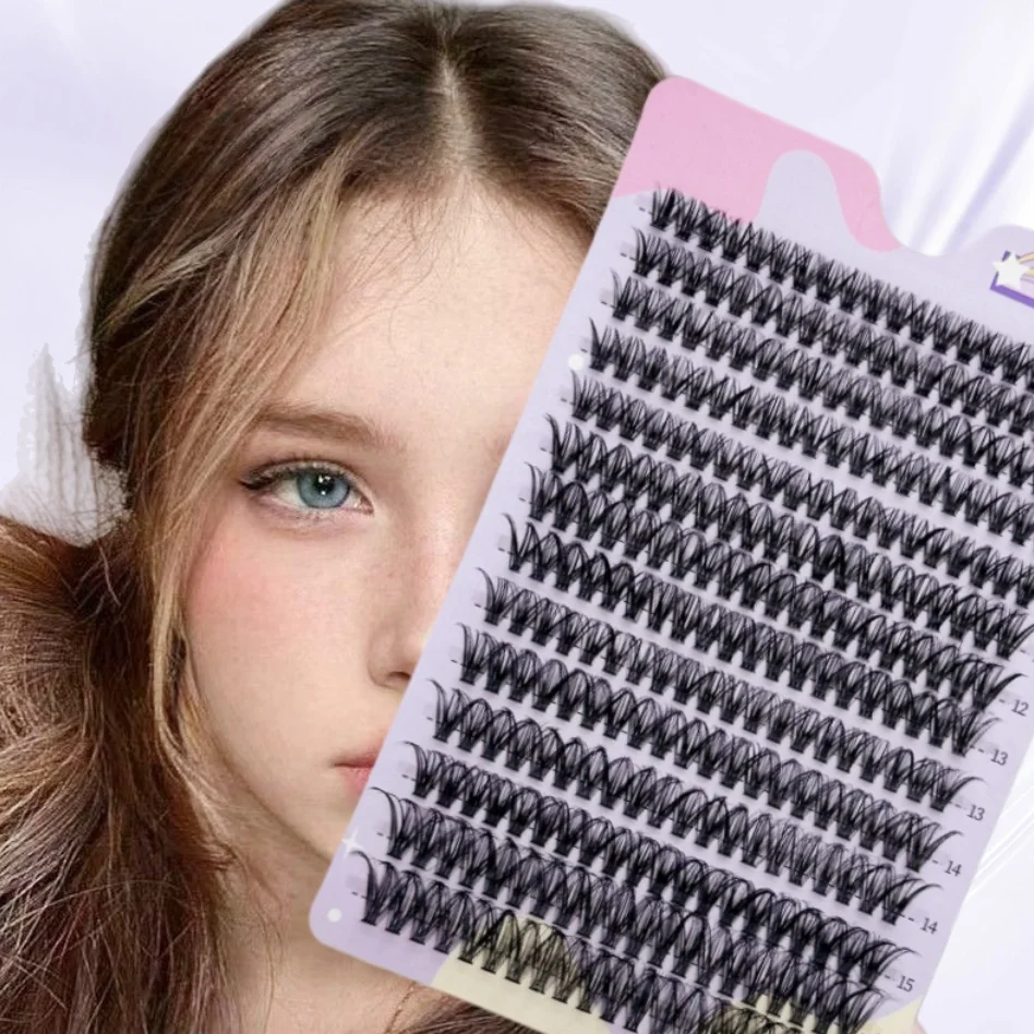 280 Pcs Mixed-Length 3D Thick False Lashes, Ultra-Thin 0.05mm, Natural to Dramatic Styles,Perfect for Beginners and Role-Playing