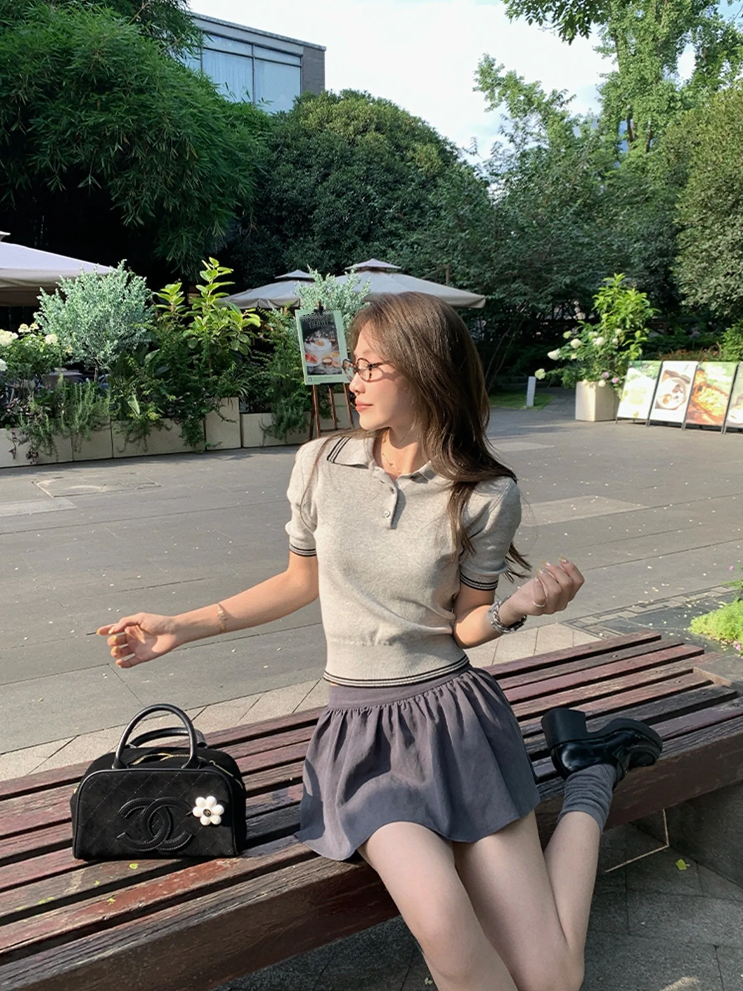 

Sle ort Sve Knitwear Women's Summer ey ort Top Cotton round Ne Pullover Casual Commute Faion