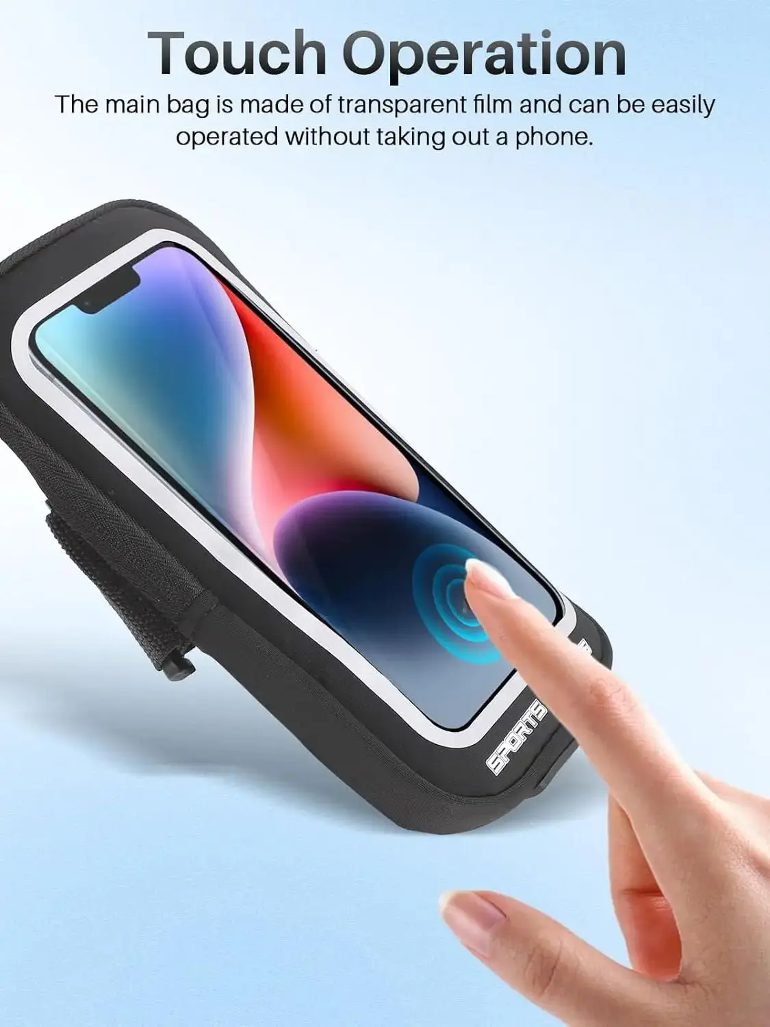 AliExpress Other Sport Phone Bag Waterproof Breathable for Cycling And Running Suitable Mobile Phone Pouch with Elastic Band