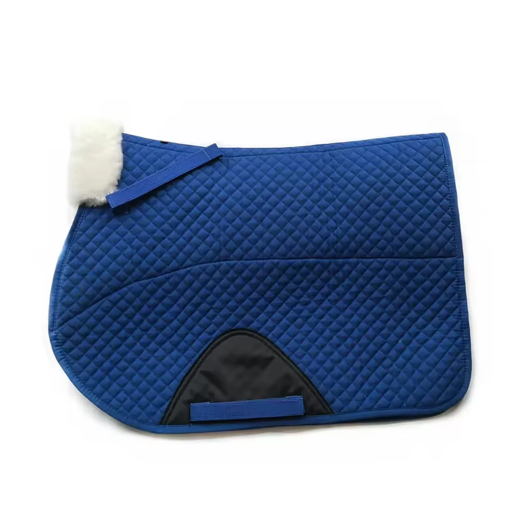 

horse equipment soft comfortable real Australian sheepskin horse saddle pads
