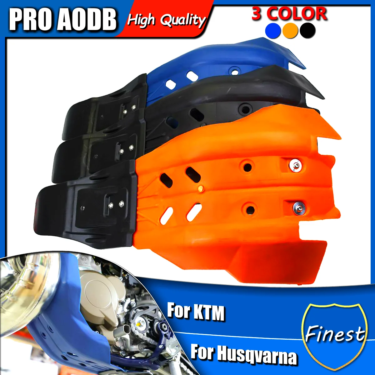 

Durable Motorcycle Engine Frame Protector Cover Guard Skid Plate For KTM EXC XCF SXF XC-F SX-F 250 350 For Husqvarna FE FC TE TC