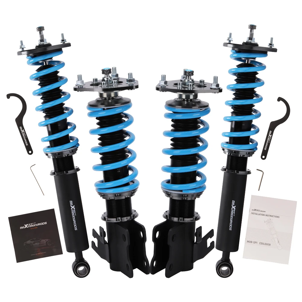 Performance 24 Levels Damping Adjustable Damper Coilover Shock Kit for Nissan S14 200SX 240SX  1995-1998