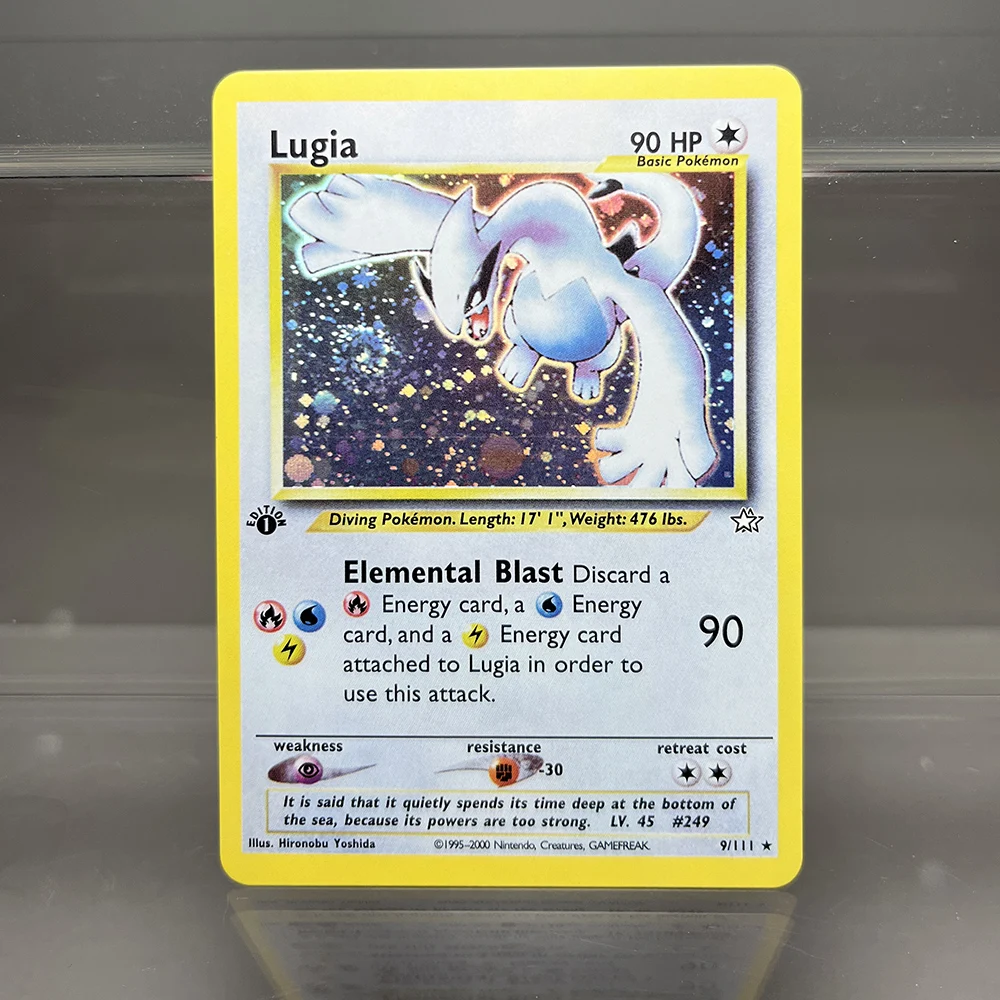 

PKM Proxy Cards Classic 1996 1st Edition Mewtwo Gyarados Alakazam Cards Collection PTCG Neo Genesis Foil Card