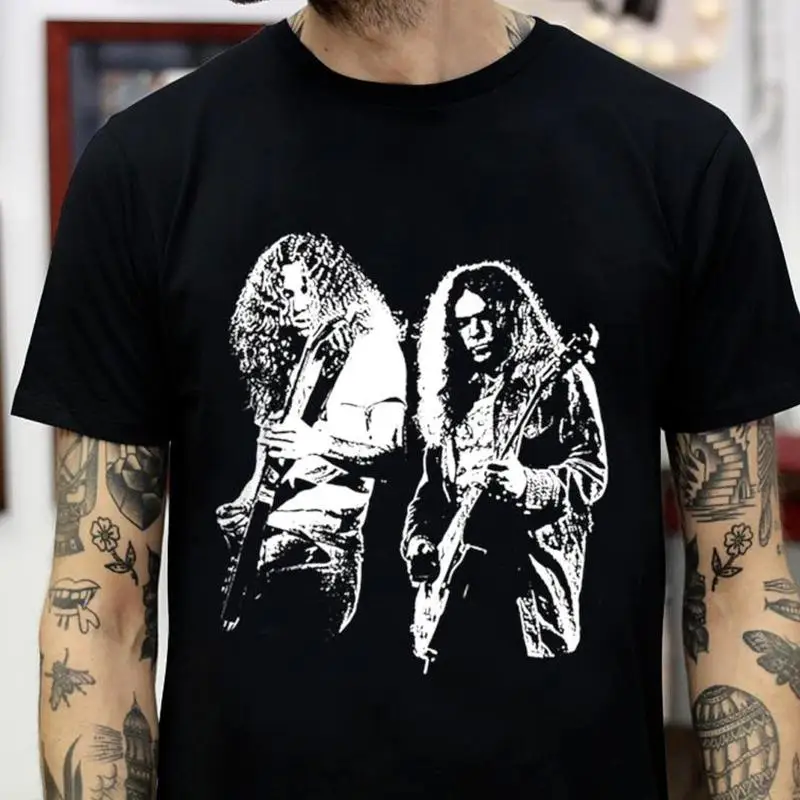 Gary Rossington Allen Collins Guitarist T Shirt Classic Black S 5Xl 1P0044