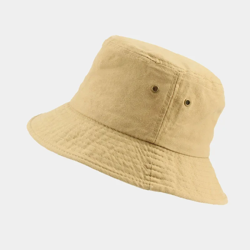 

Bucket Hat Men Women Cotton & Denim UPF 50 Packable Summer Travel Beach Sun Caps Panama Outdoor Autumn Spring