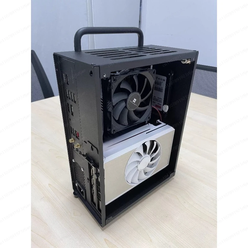 Compact Gaming PC Case with Excellent Cooling, Supports ITX MATX Motherboard & Long Graphics Card, T11-T14 Mini Tower Case