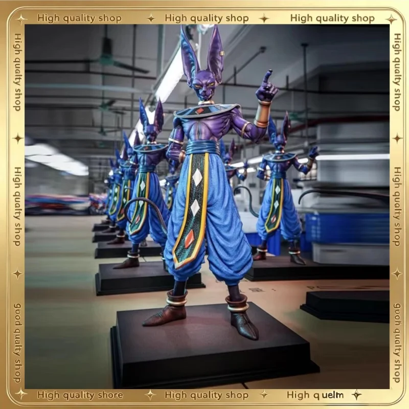 

HotToys 50cm Beerus Dragon Ball Z Anime Figure Beerus Birusu Gods of Destruction Figurine PVC Statue Collection Model Decor Gift