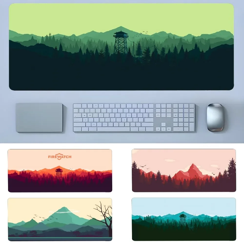 

Коврик для мыши Deep forest firewatch Lapto, большой игровой коврик для мыши, размер L XL XXL, геймерский коврик для мыши, коврик для клавиатуры