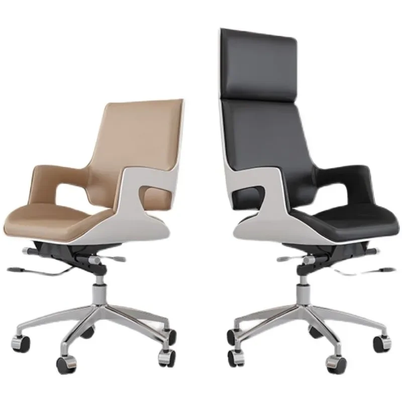 كرسي مكتب مريح وبسيط بتصميم عصري وعجلات فاخرة خفيفة كرسي ألعاب للتأمل قابل للدوران لتزيين الأثاث